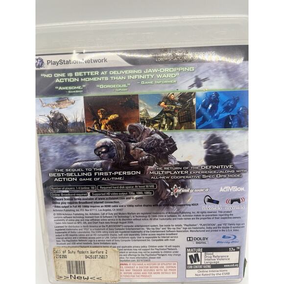 Call of Duty: Modern Warfare 2 - Playstation 3 PS3 - CIB Complete - Tested! - Picture 15 of 15